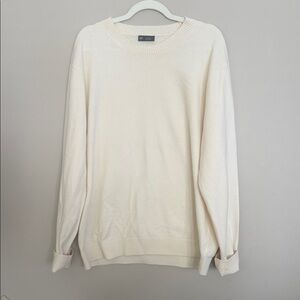 Men's XL GAP Crewneck Cream Sweater NWOT